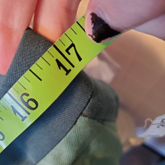 The Row Green Blue Stripe Cuffed Hem Straight Leg Slacks Pants Womens Size 8 - Picture 14 of 16